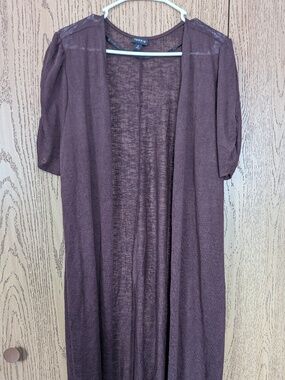 Torrid Long Cardigan Brown